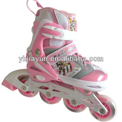 China Best Selling Sandwich Mesh And PVC Leather Environmental Retractable Skate Shoes,Super Quality Instant Roller Skate Factory for sale