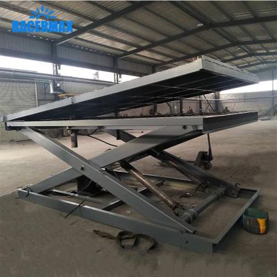 China Building Material Stores 3ton Automatic Scissor Lift Table Automatic Fixed Hydraulic Scissor Lift for Warehouse for sale