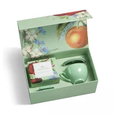 China Recycled Materials Customized Luxury High Quality Printed Paperboard Cardboard Packaging Box Tea Set Packaging Box For Nutrition Health Product for sale