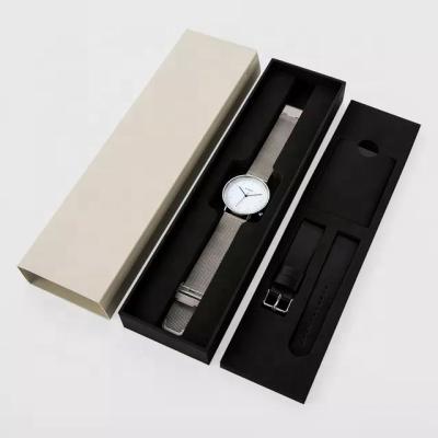 China Handmade Custom Logo Cardboard Packaging Watch Gift Boxes Watch Strap Set Packing Box for sale