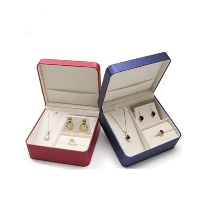 China Cheap Whole Case Jewelry Storage Set Jewelry Storage 3 Piece-in Necklace Earring Ring Box Leather Packaging Box for sale