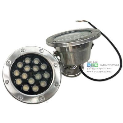 China Waterproof Garden 15w 3000k 12v 24v ip68 Pool Flood Underwater RGB Led Spot Light for sale