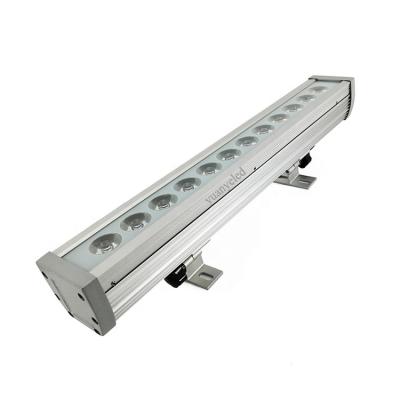 China Exterior outdoor dmx512 led lights ip65 facade rgb rgbw strip wall waterproof building linear seal for sale