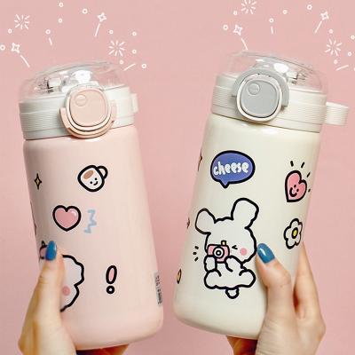 China OEM Cute Luxury Reusable Portable Insulated Drinking Healthy Outdoor Double Wall Vacuum Flask for sale