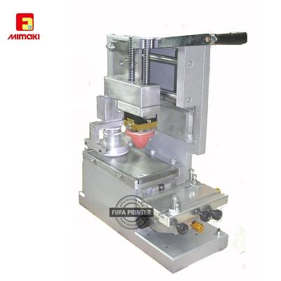 China Manual factory one color pad printing machine for small area logo for sale