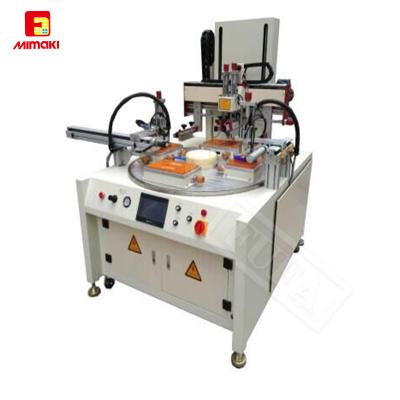 China factory automatic digital flat pcb fabric silk screen printing machine price with robot for sale