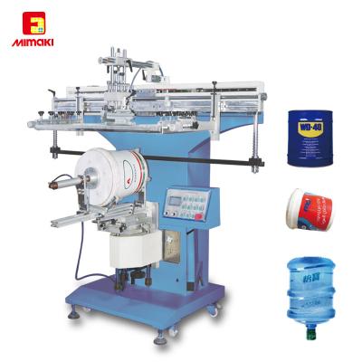 China Factory cylindrical silk screen printing machine for sale (for bigger pail) for sale