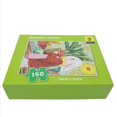 China Toy Wholesale Custom Paper Cartoon Cute Jigsaw Puzzle For Kids for sale