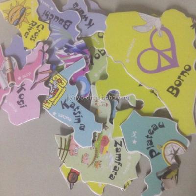 China Cartoon Toy Customized Country Map Jigsaw Puzzle Paper Map Puzzle for sale