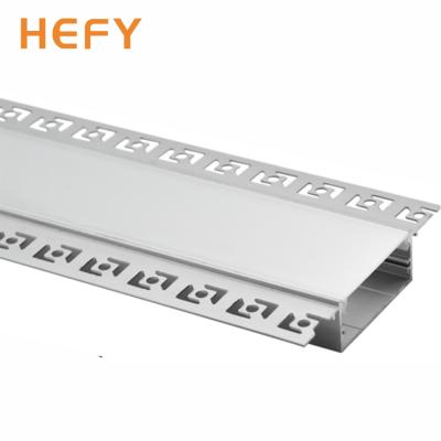 China Shop LED Profiles Creative Aluminum Cover LED Acrylic Strip Aluminum Profile Seamless Enclosed Linear Light Project Decoration for sale