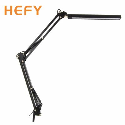 China 1)360 to change)button angel2)Switch 3)Can Dimming4)Arms Change LED Reading Light Desk Lamp Metal Swing Bright Eye-care with Modes Dimmable Clamp Book Lamp 3 clamp with collapsible light for sale