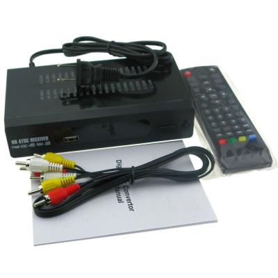 China HD TV Uuvision North America Type ATSC Digital HDTV Converter Box Supports MPEG4 H.264, Media Player, USB2.0 for sale