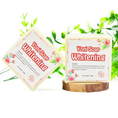 China Handmade Bar Soap Wholesale Private Label Yoni Bar Soap Whitening Ph Foam Organic Herbal Feminine Vaginal Soap for sale