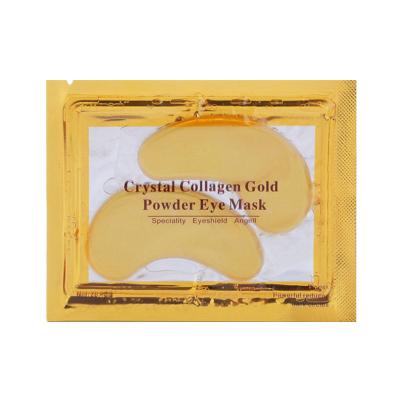 China Wholesale Anti Wrinkle Collagen Moisturizing Nourishing Eye Shine Brightly To Mask Active 24K Gold Crystal Eye Patch for sale