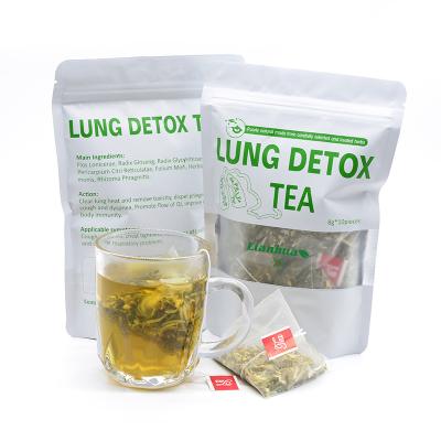 China Hot Selling Most Effective Cleansing Honeysuckle Tea In The Lung Clearing Best Grade Lung Detox Tea Bags for sale