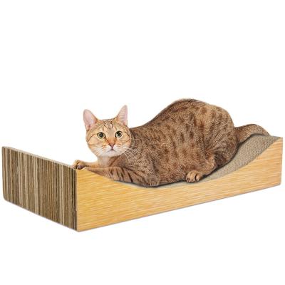 China Brand-viable cat Scrather new Cat Applications Craft Paper Catnip beige Cat Supplies Scratching Cardboard Pads-ic-0010-Icle Lounge for sale