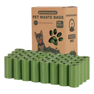 China Sustainable Eco Friendly Private Label Dog Poop Compostable Scented Bag With Dispenser for sale