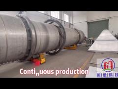 2M Diameter 12000kg/H Rotary Drum Dryer For Phosphorus Fertiilizer