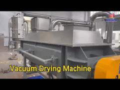 Horizontal Vacuum Drying Machine 3KW 20Rpm Continuous Blade Paddle