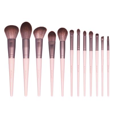 China Angular Blush OEM Factory 2021 Nylon Make Up Brush Quality Luxury Makeup Brush Set for sale