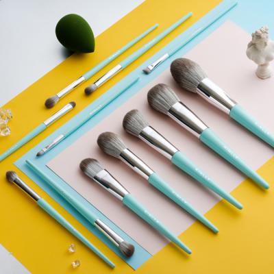 China Angular Blush Custom Cosmetic Private Label Logo 12pcs Makeup Brush Set Professional Make Up Brush Set for sale