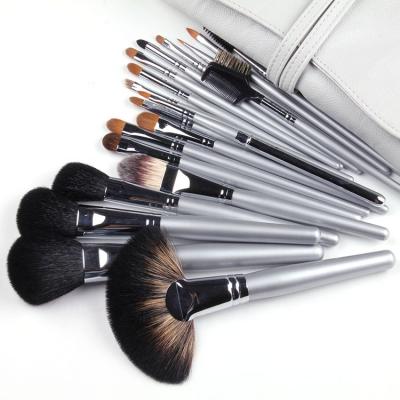 China Angular Blush Private Label Kabuki Brush Latest Design 19pcs Glitter Makeup Brush Set With Soft Hair for sale