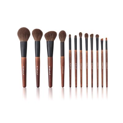 China Angular Blush High Quality Private Label Log Color Makeup Brush Professional Eye Makeup Brush Set for sale