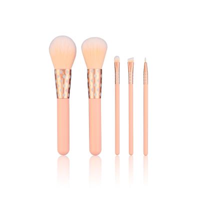 China Fan Brush Hot Sale Wholesale Makeup Tools Plastic Handle Professional Makeup Brush Set for sale