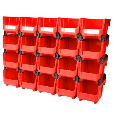 China Stackable and stackable industrial plastic plastic trash cans stored tool collection commercial use for sale