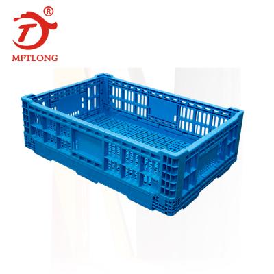 China Plastic Collapsible Crate Cheap Collapsible Stackable Collapsible Storage Basket Crate for sale