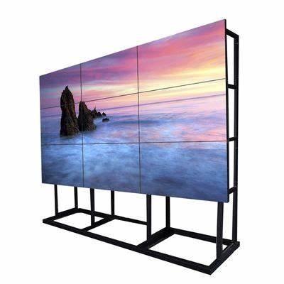 China Full Color Splicing Hd Lcd Screens Hd Lcd Display Split Screen Indoor Lcd Video Wall 3x3 Splicing Video Wall for sale