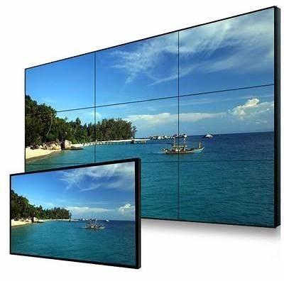 China Split Screen Display 46 49 55 Inch Indoor 3x3 Ultra Shrink Bezel Video Wall Led Blacklight Splice Wall 1080p Video Wall for sale