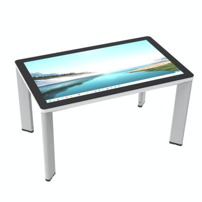 China 55 Inch Indoor Multi Interactive Smart Touch Screen Waterproof Coffee Table For Cafe/Hotel/Restaurant/Office/Home for sale