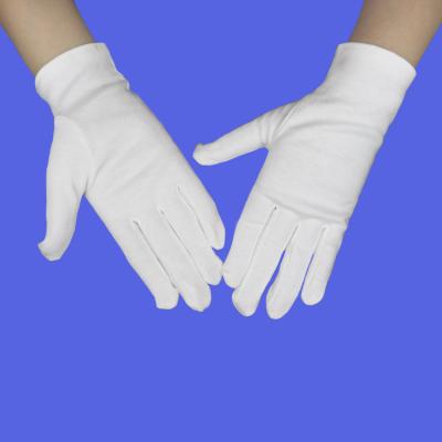 China White Watch Art Book Jewelry Making Glove Plain Fork Fork Sleeping Eczema Overnight Moisturizing 100 Cotton Hand Gloves for sale