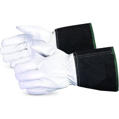 China Durable Protection/Hand/Abrasion/Arc Leather TIG Welding Glove Superior Steel Goatskin Steel Goatskin Castings Heat Resistance Puncture Precision Precision Dexterity Dexterity for sale