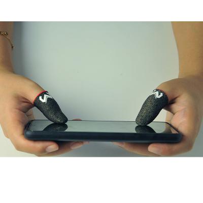 China Anti-sweat fiber and breathable game fly digi mobile touch screen finger sleeve for sale