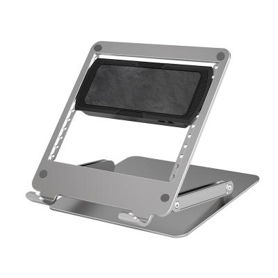 China Latest Design NOTE DP01 Adjustable Folding And Adjustable Laptop Tablet Stand With Semiconductor Panel Notebook Stand Cooling Cooler for sale