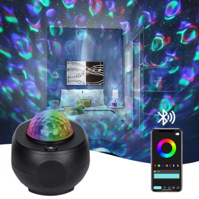 China USB Switch Night Light APP Control LED Night Light Projector Smart USB RGB Disco Ball Surf Effect Decorative Lamp for Gift Party DJ Lights for sale