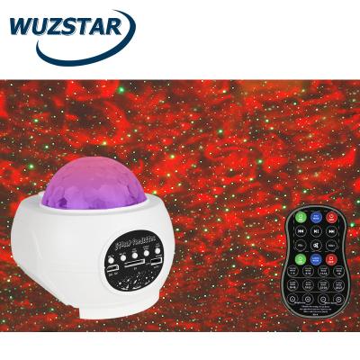 China WUZSTAR Portable LED Disco Night Lights Mini Music Battery TF Card Galaxy Projector for Home Party Star Lights Starry Sky Projector Lamp for sale