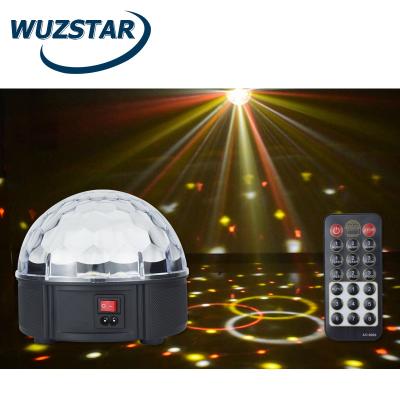 China WUZSTAR 12 Colors Stage Ball Colorful Magic Lux Led Lighting Interactive Projector Disco Stage Light For Decoration Stage Variety Show for sale