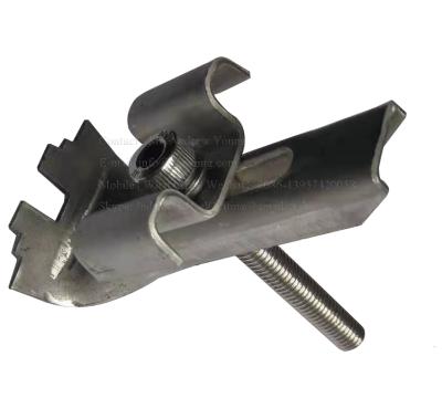 China Industrial Bar Grating Saddle Clip For Fastening Metal Bar Grating On Steel Structures for sale