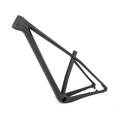 China 29 inch / 27.5inch Customized 27.5 Unpainted Matte LOGO DIY Non 29 Carbon mtb bicycle frame raw decals for sale