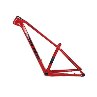 China 29 inch/27.5inch WARRIOR PRO push through 12x148mm axle light hardtail 29er mountain bike carbon mtb frame for sale