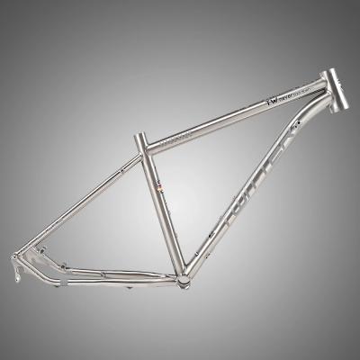 China 27.5/29 Inch China Bike Factory Direct OEM TWITTER Racing 27.5 Inch Through 29 Axle Mountain Bike Titanium Frame for sale