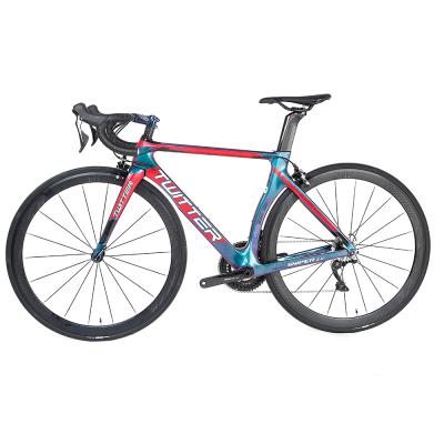 China Racing 105 Full Color Holographic Painting R7000 11 Speed ​​Groupset Carbon Road Racing Complete Bike for sale