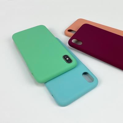 China Low Price Matte Soft Silicone Shockproof Mobile Phone Shockproof Cover Frosted Soft Rubber Case For iPhone 12 13 pro max for sale