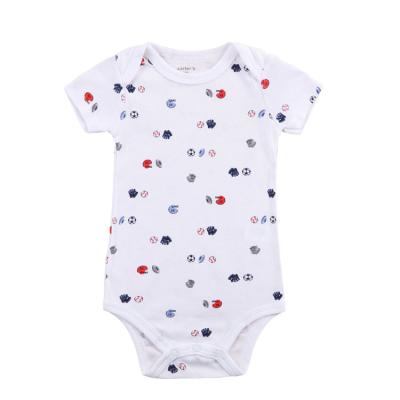 China New Style 100% Cotton Baby Clothes 2020 100%Cotton Short Sleeve Baby Romper for sale