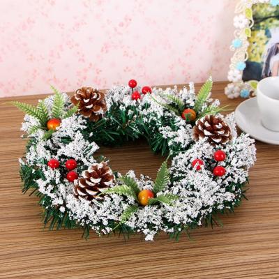 China Garland Factory Direct Handmade Christmas Garland Christmas Tree Decoration Wedding Celebration Wreath for sale