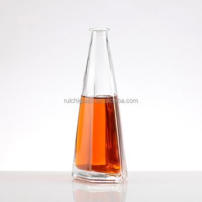 China Collar Material Aluminum Plastic PP Glass Bottle for Super Flint Brandy Whiskey for sale