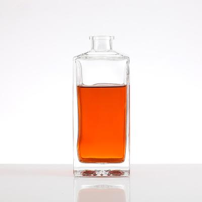 China Super Flint Glas Weinflasche 200 ml 400 ml 500 ml 750 ml 1000 ml für Spirituosen und Whisky zu verkaufen